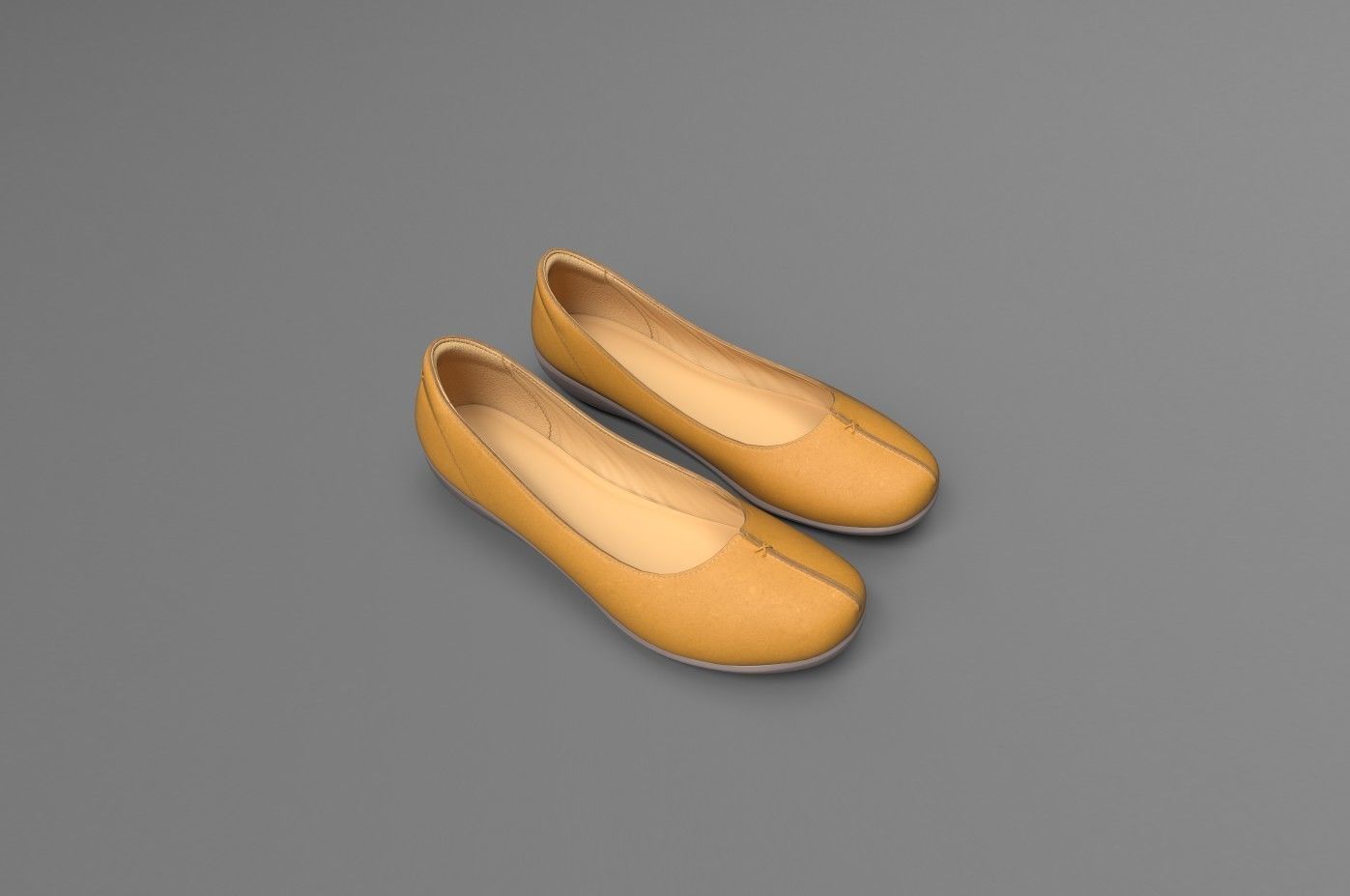 Women Shoe Low-poly 3D model_2