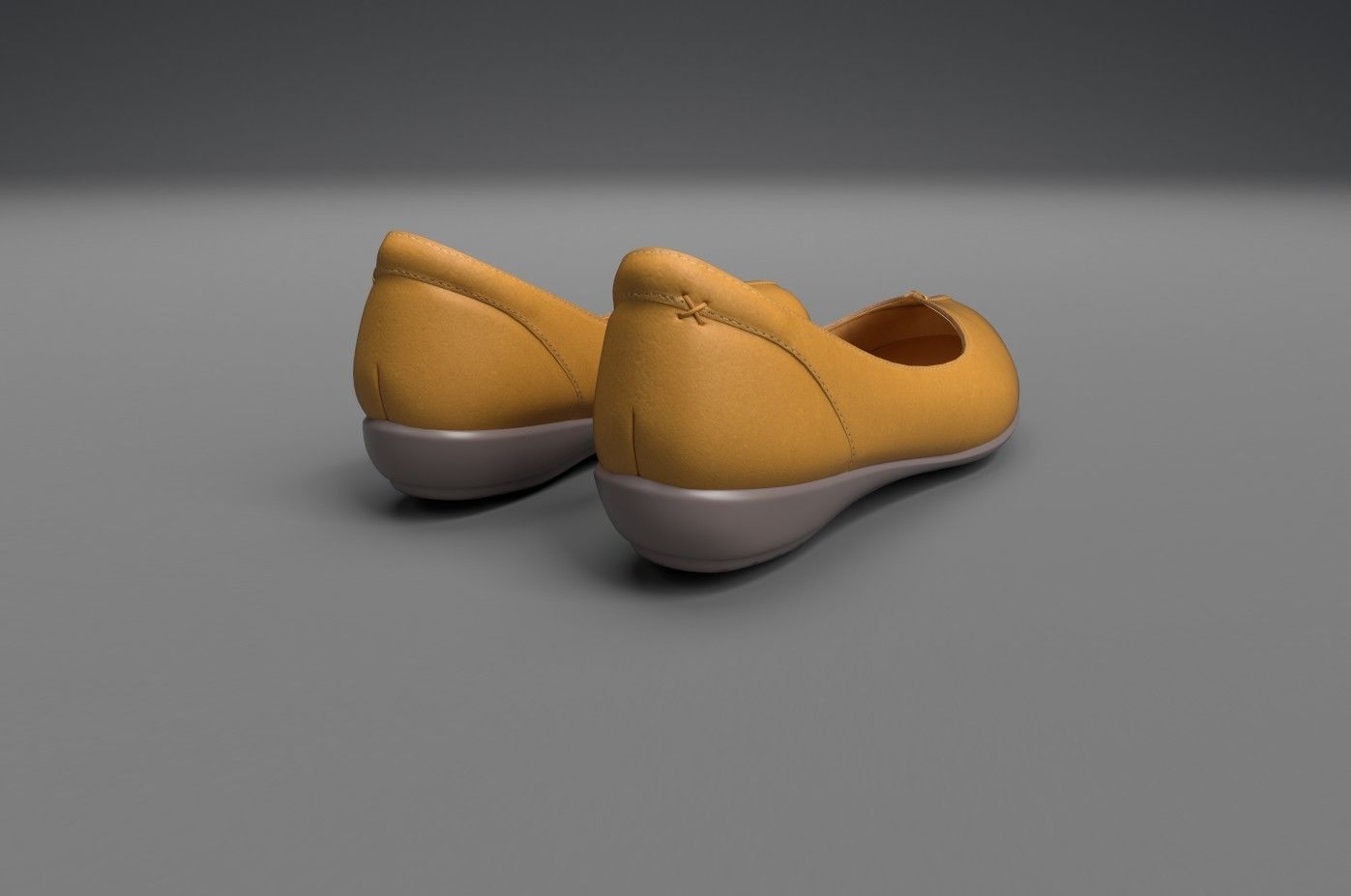 Women Shoe Low-poly 3D model_1