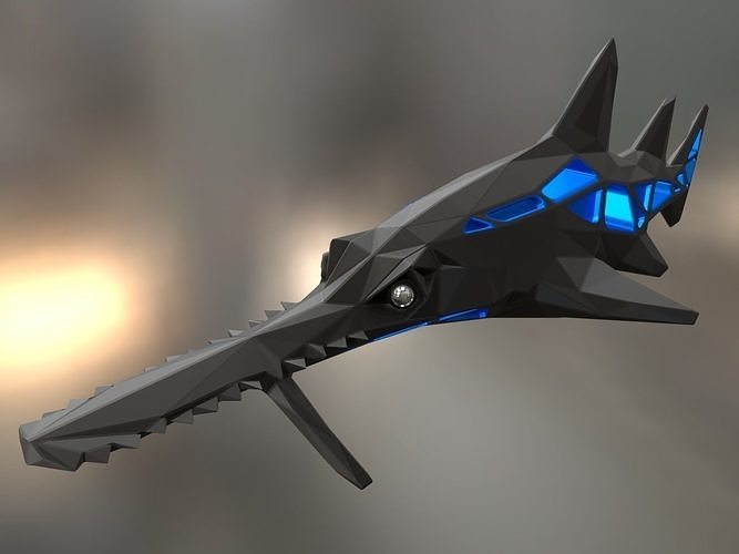 Voronoi SawShark 3D print model
