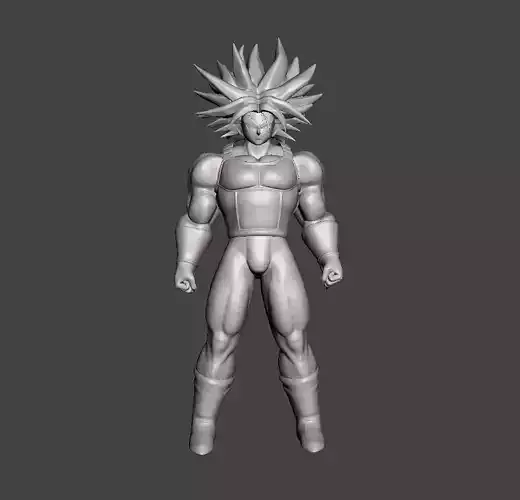 Ascended Super Saiyan Trunks 3D Model