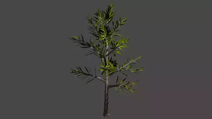tree with leaf Free 3D model