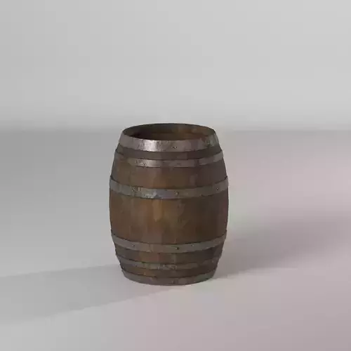 Rustic English Wooden Barrel