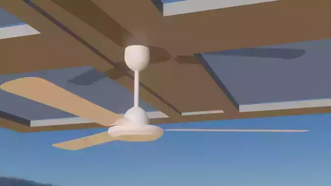 Ceiling Fan 3D model 3D model