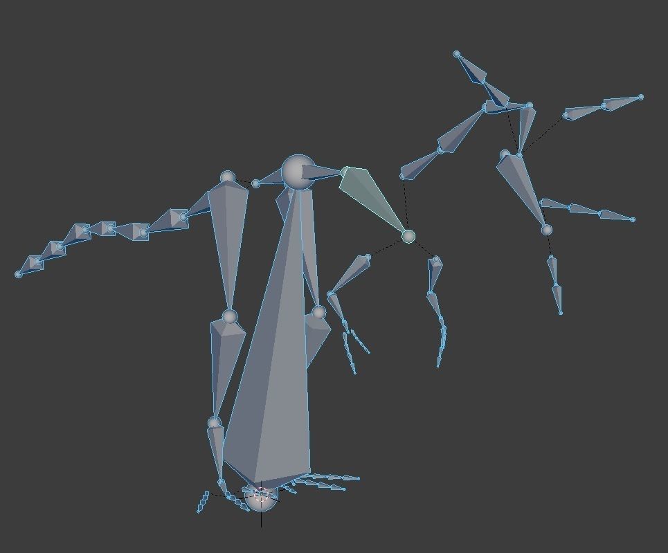 T-Rex Low-poly 3D model_5