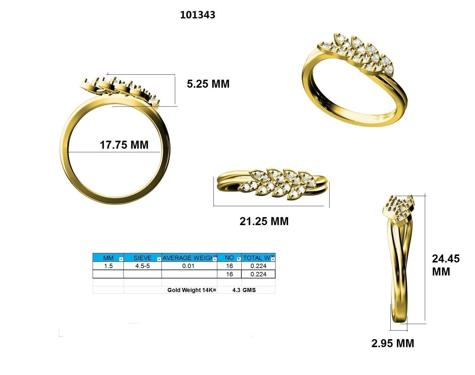 Ring - 101343 3D print model_12