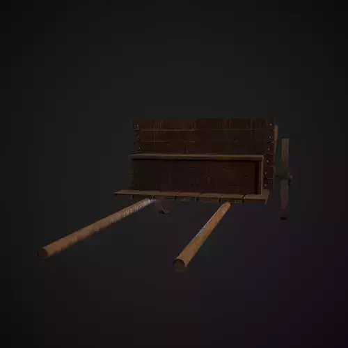  Medieval wood cart