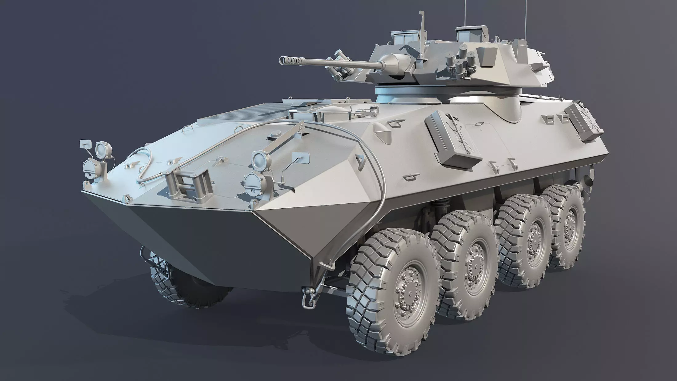 LAV-25 High-Poly armored vehicle 3D model_0