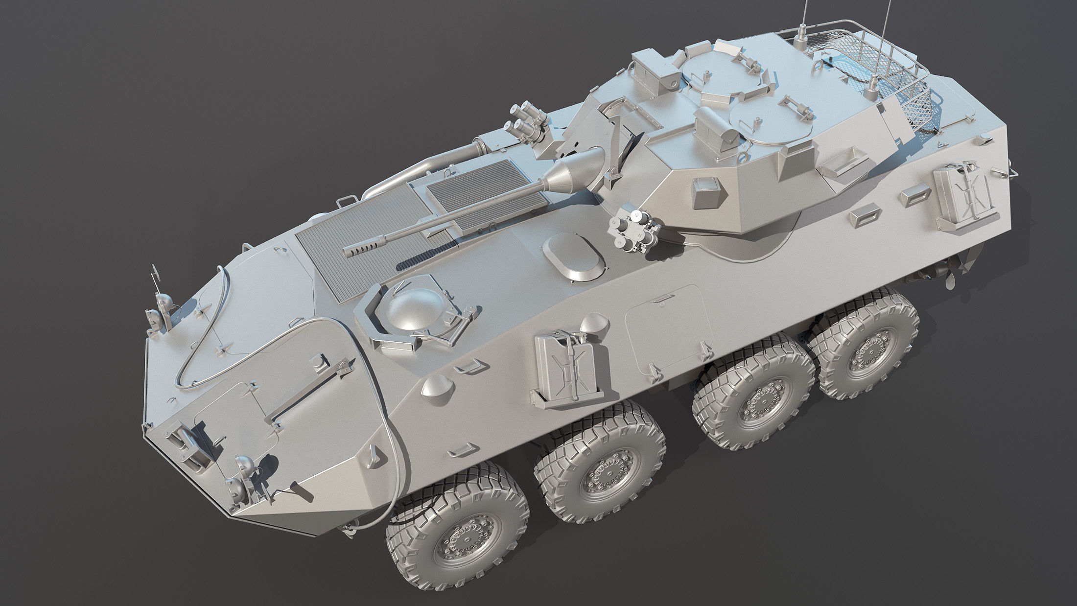 LAV-25 High-Poly armored vehicle 3D model_6