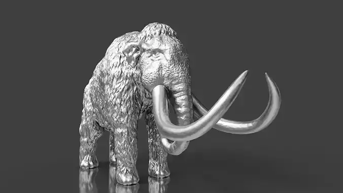 Ice Age Animal Woolly Mammoth 