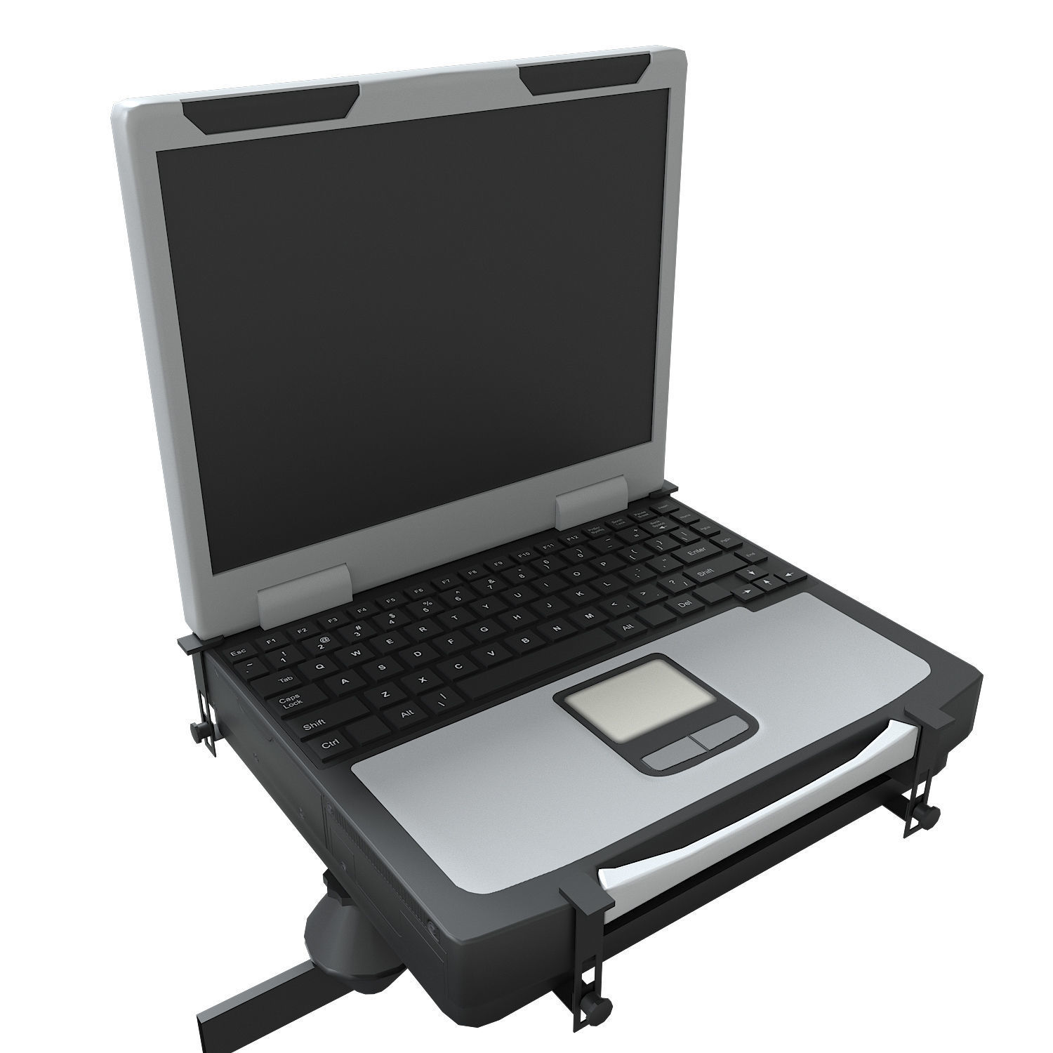 Four police cars of the Dodge Charger SRT and Hellcat brand 3D Model Collection_107