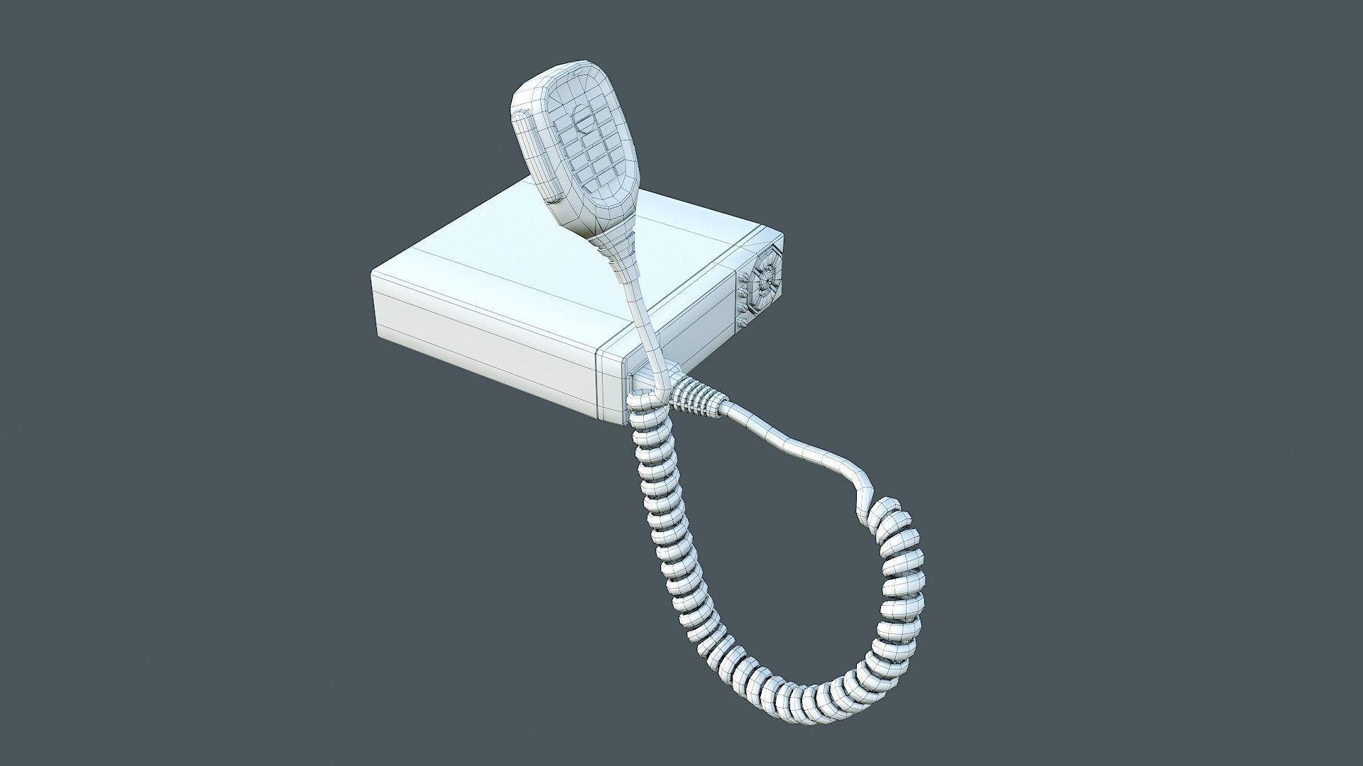 Four police cars of the Dodge Charger SRT and Hellcat brand 3D Model Collection_109