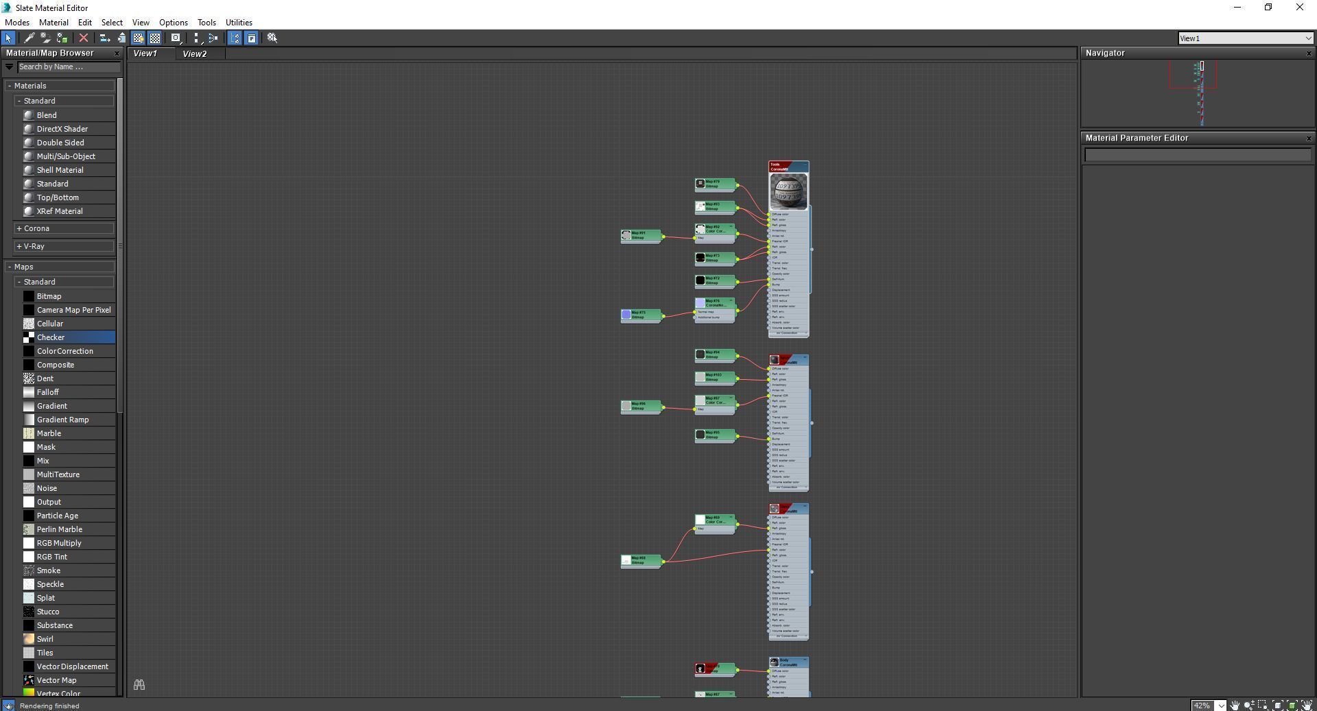 Four police cars of the Dodge Charger SRT and Hellcat brand 3D Model Collection_46