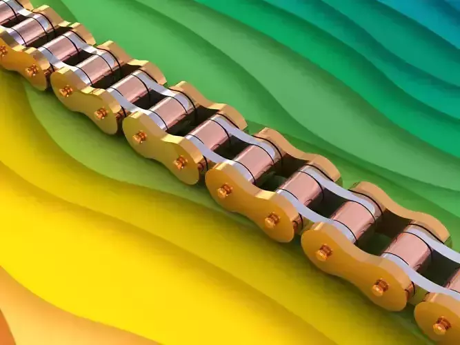 Chain bracelet 15mm - Motorcycle chain bracelet - Bicycle chain 