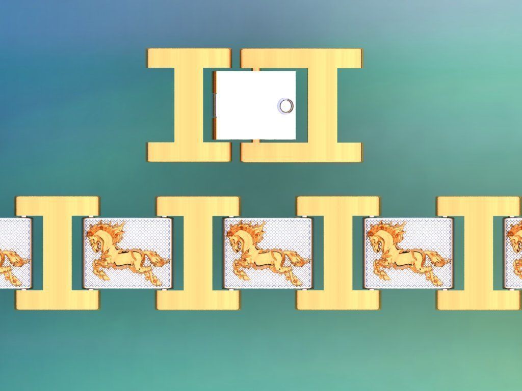 Horse bracelet - Chain bracelets - Mens bracelets - N500 3D print model_9