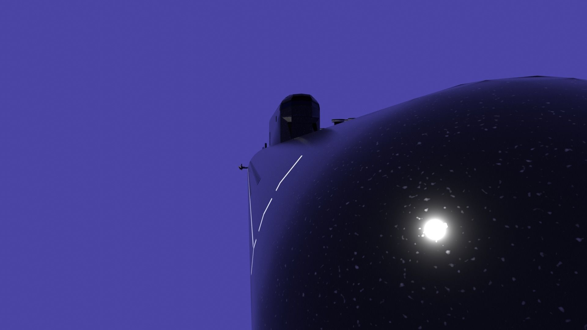 Russian Nuclear submarine Komsomolets Free low-poly 3D model_9