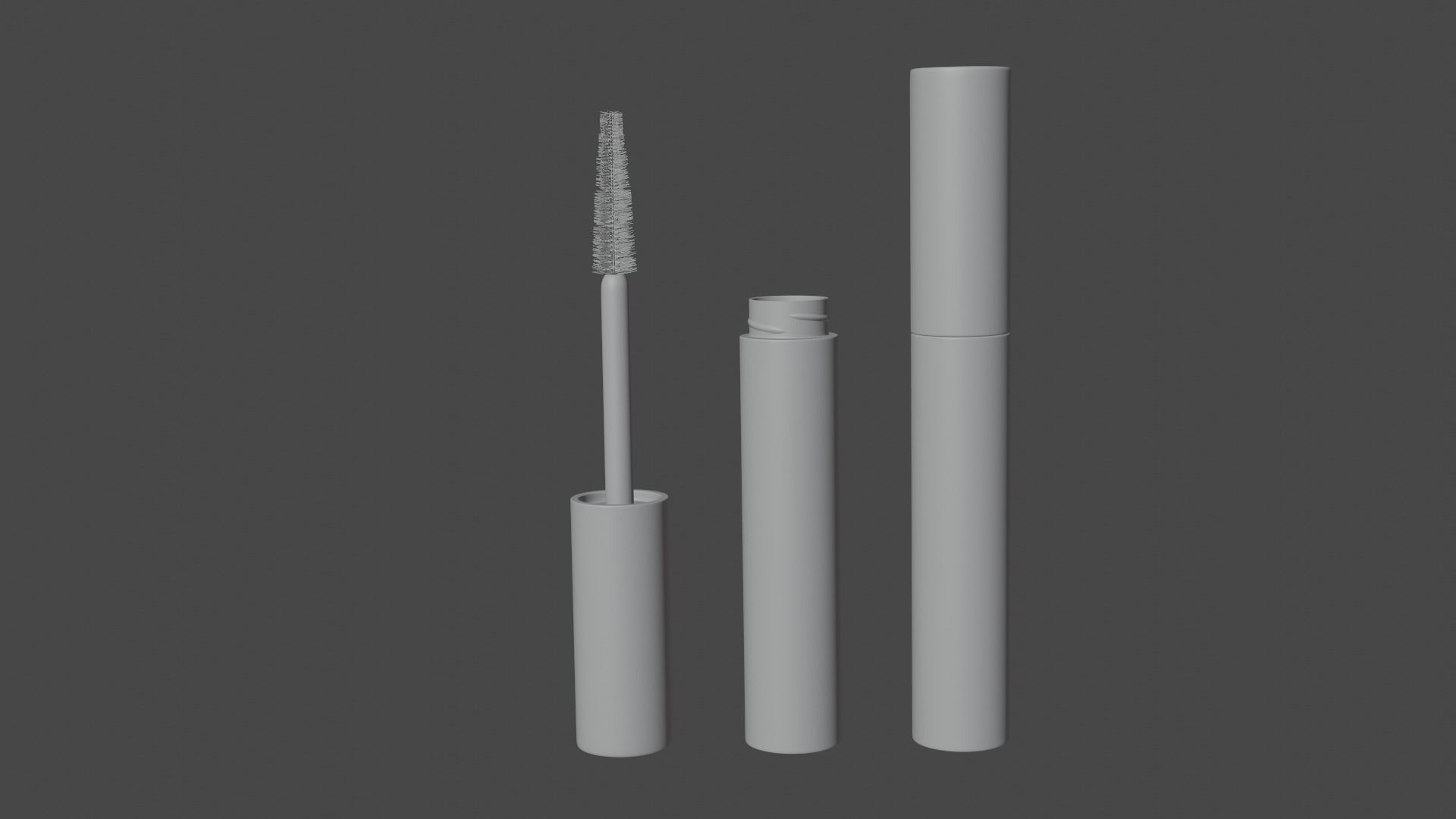 Eye brush 3D model_4