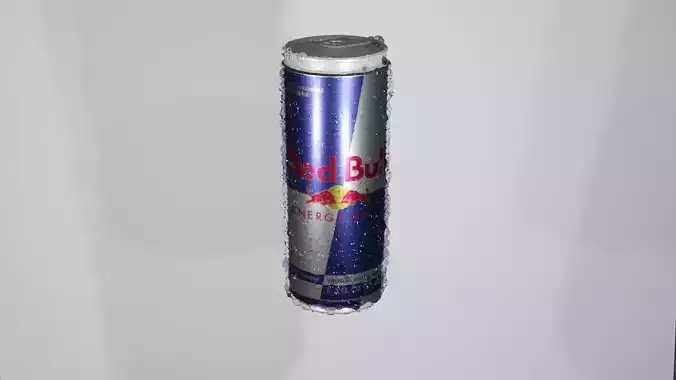 Redbull bull can