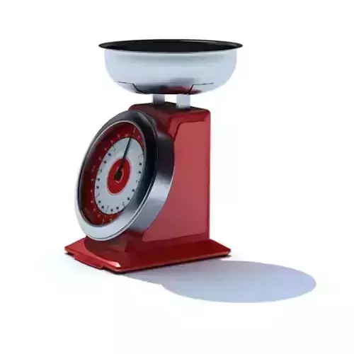 Red Food Scale