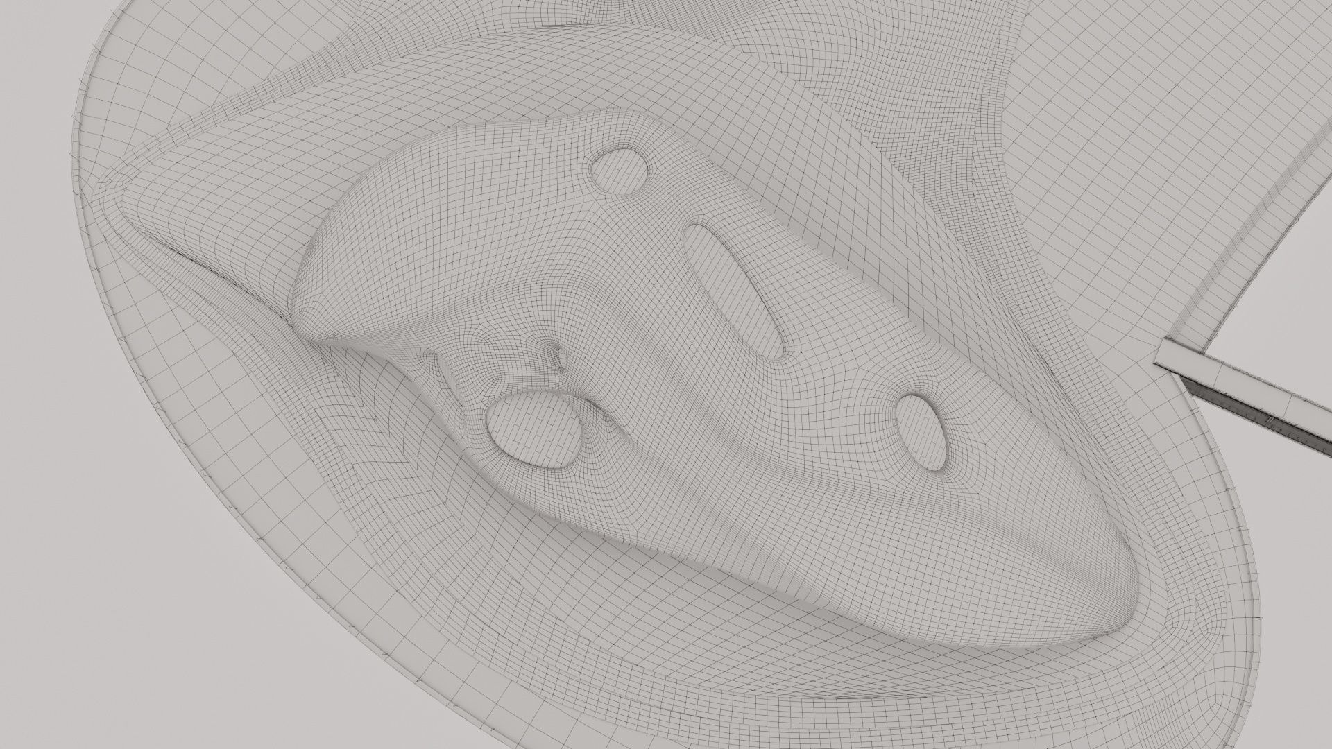 Futuristic building 35 3D model_5