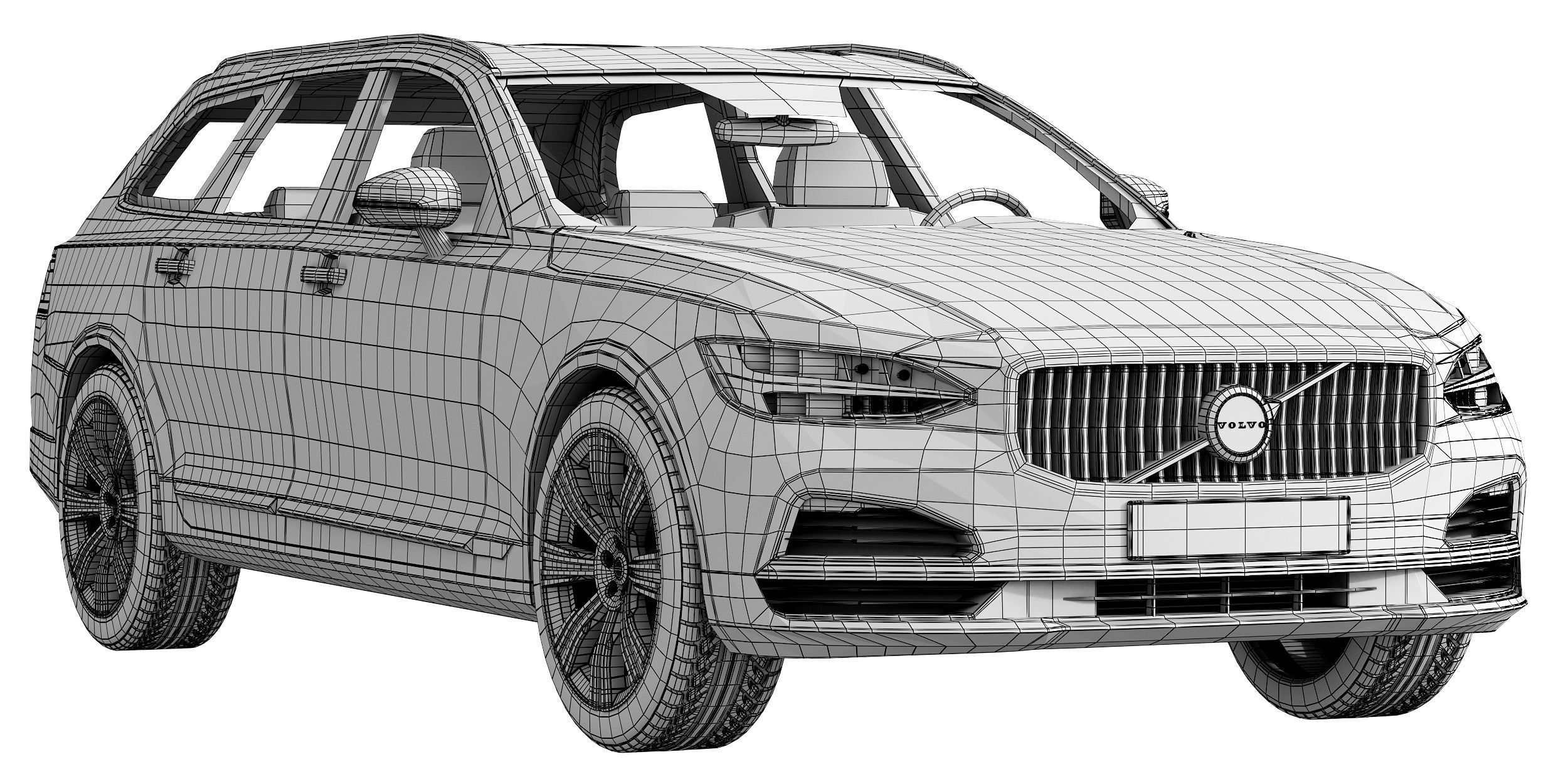 Volvo V90 3D model_14