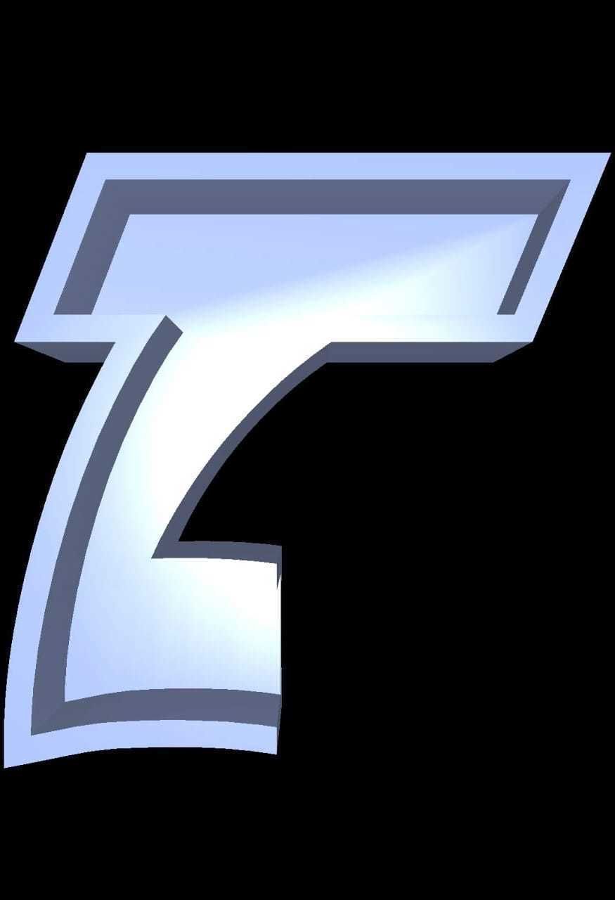 Tibetan Alphabet Cast Your Own LETTERS Easy To Cast Puzzle Fit 3D model_1