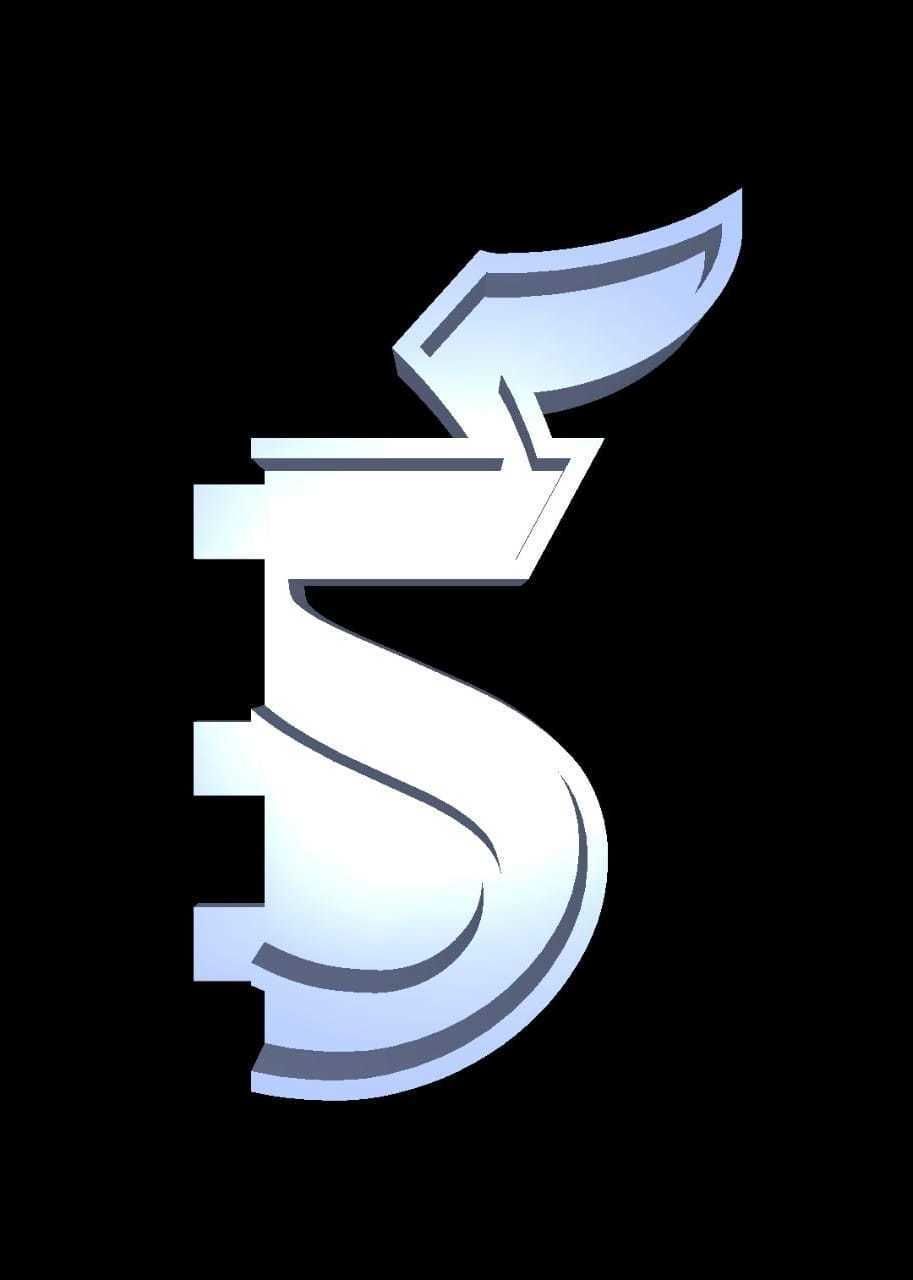 Tibetan Alphabet Cast Your Own LETTERS Easy To Cast Puzzle Fit 3D model_1