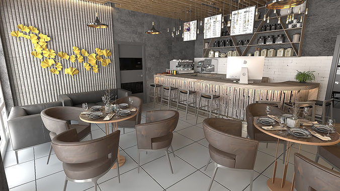 CAFE BAR 3D model
