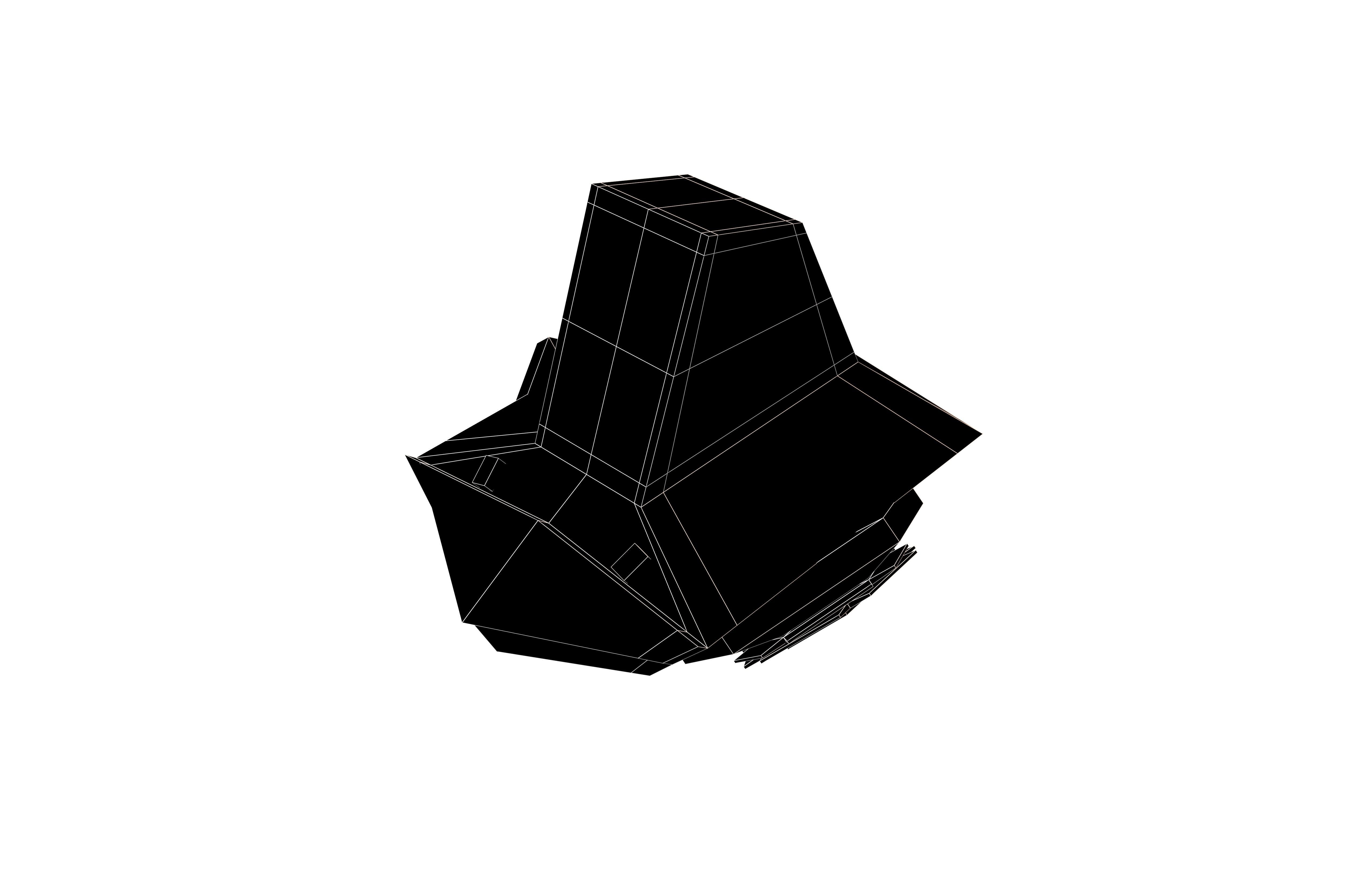 Future Car v2 001 Low-poly 3D model_7