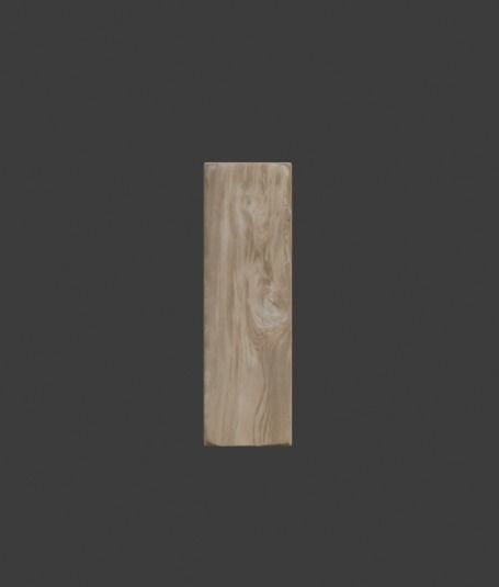 Rustic Wood Beam Console Table Free 3D model_3
