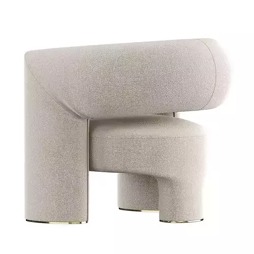 Via del Corso Armchair 3D model 5