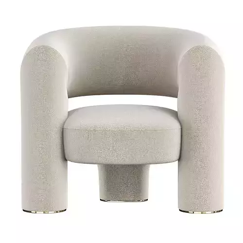 Via del Corso Armchair 3D model 2