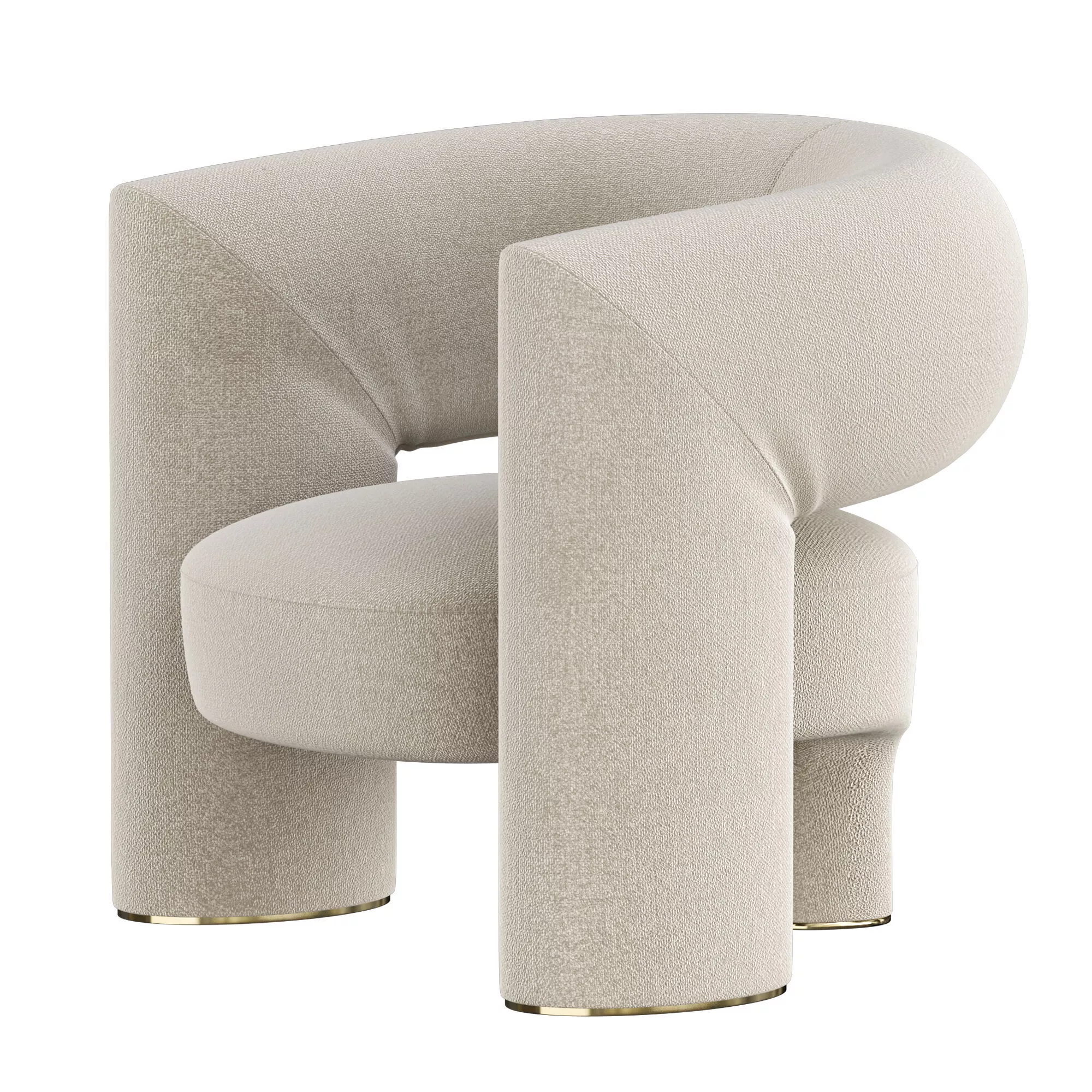 Via del Corso Armchair 3D model