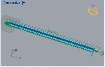 Diamond Bracelet 255 3D print model_5