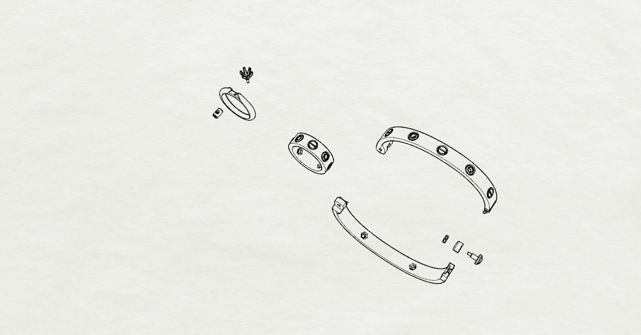  rings and bracelet 3D print model_14