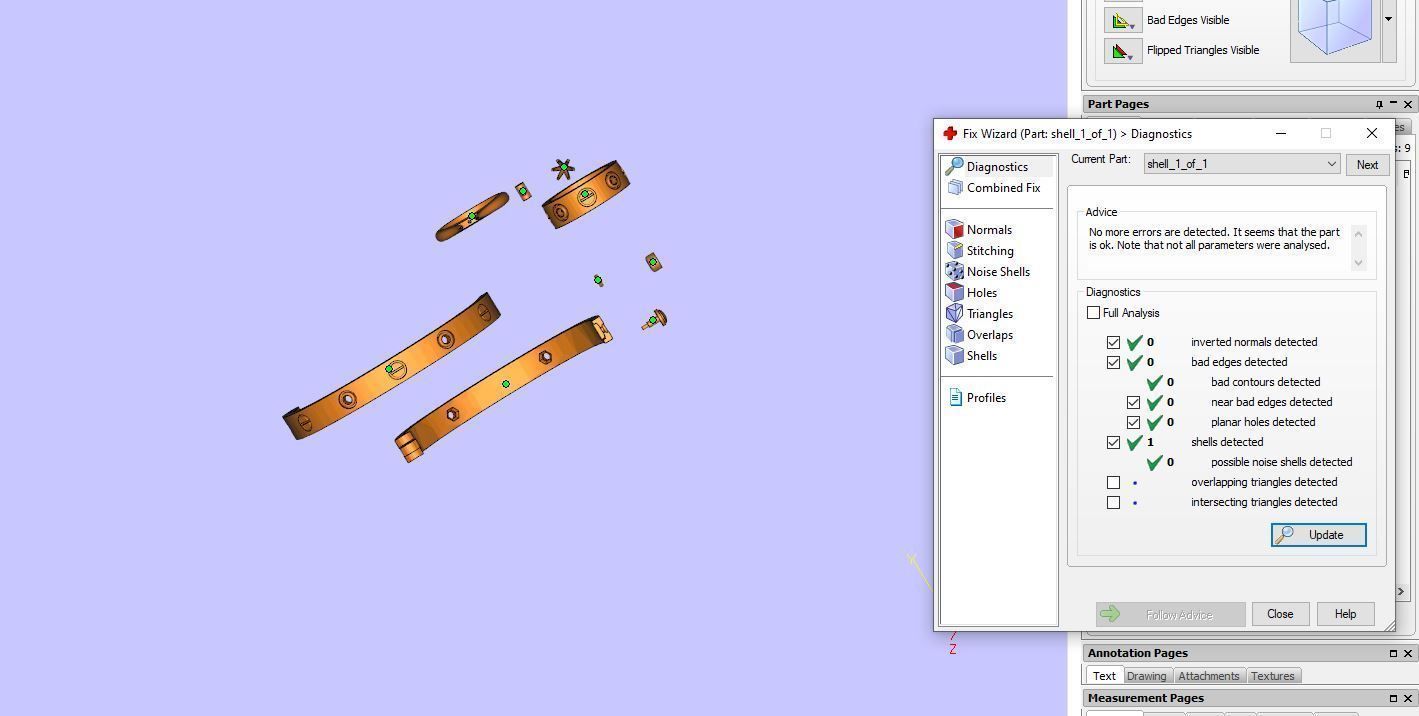  rings and bracelet 3D print model_3