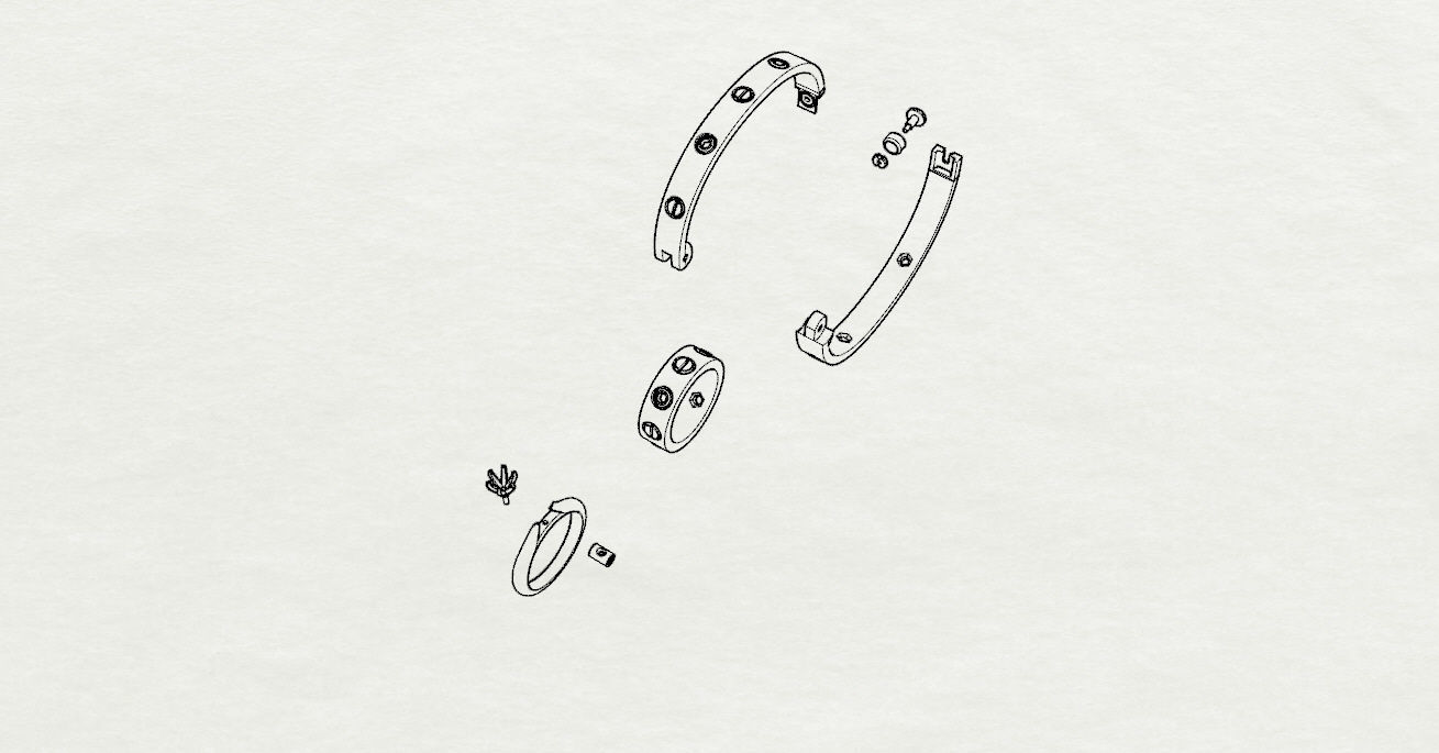  rings and bracelet 3D print model_13