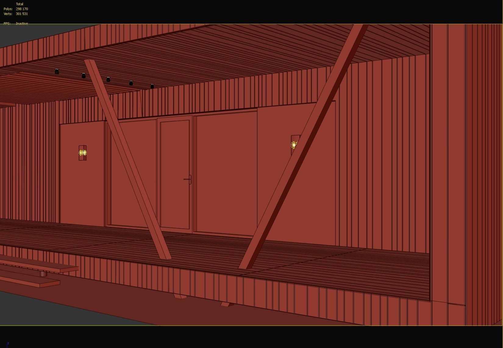 House in the Forest Modern House 3D model_12