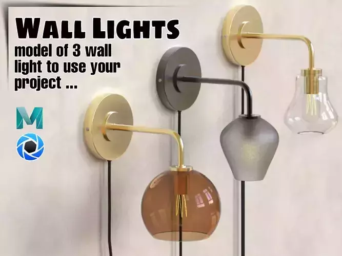 wall Lights 3D model