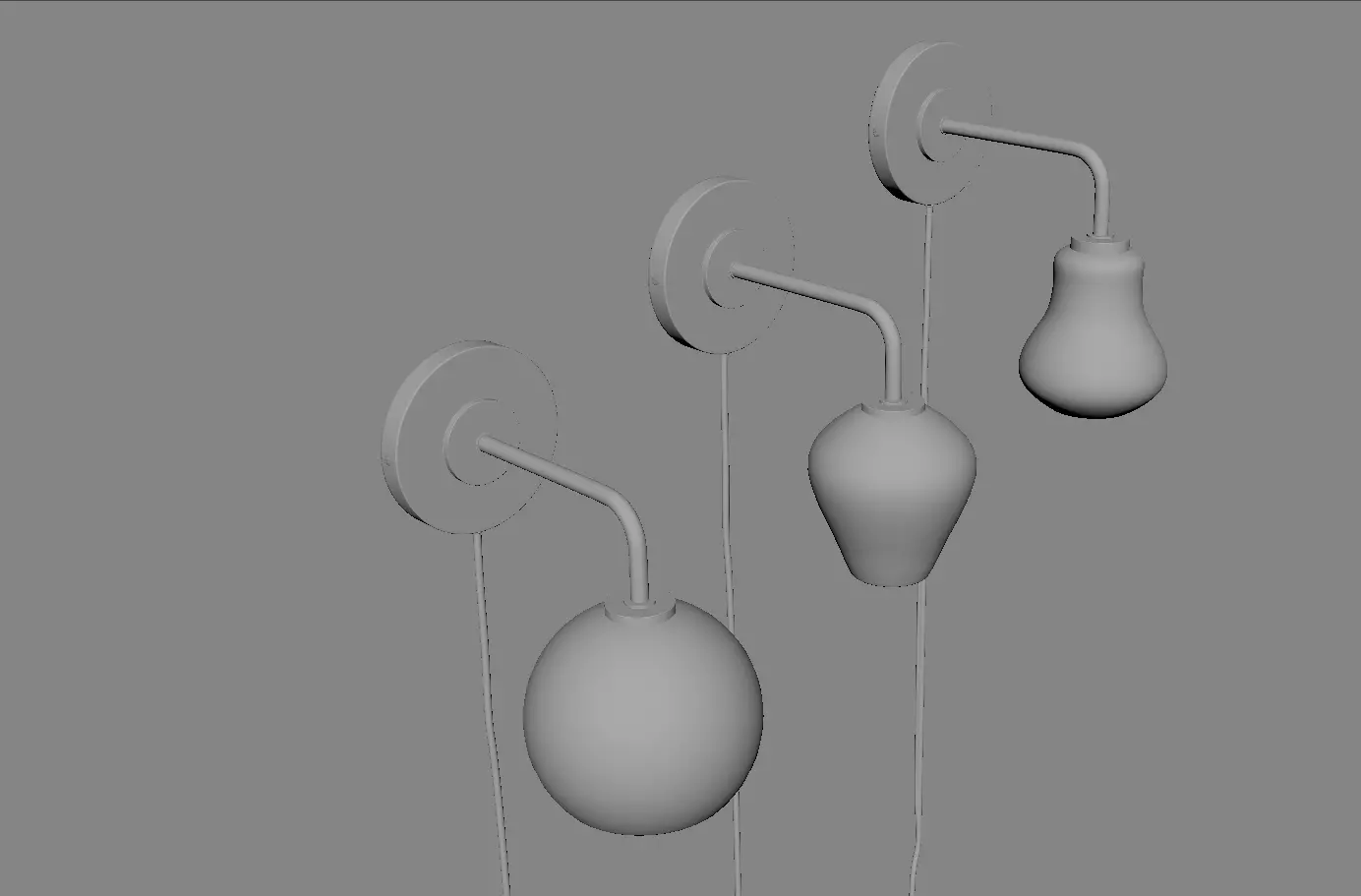wall Lights 3D model