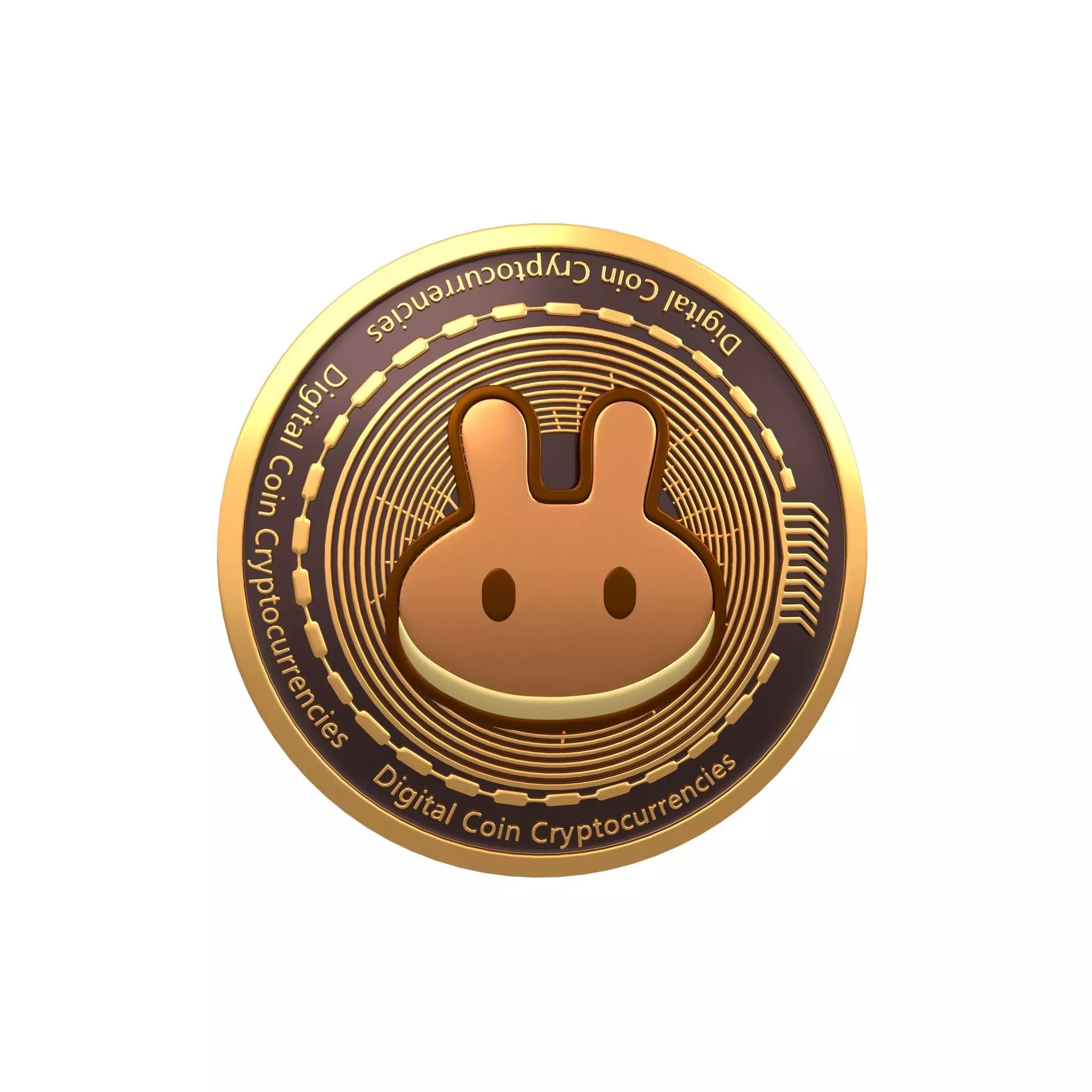 PancakeSwap Coin v3 001 3D model_0