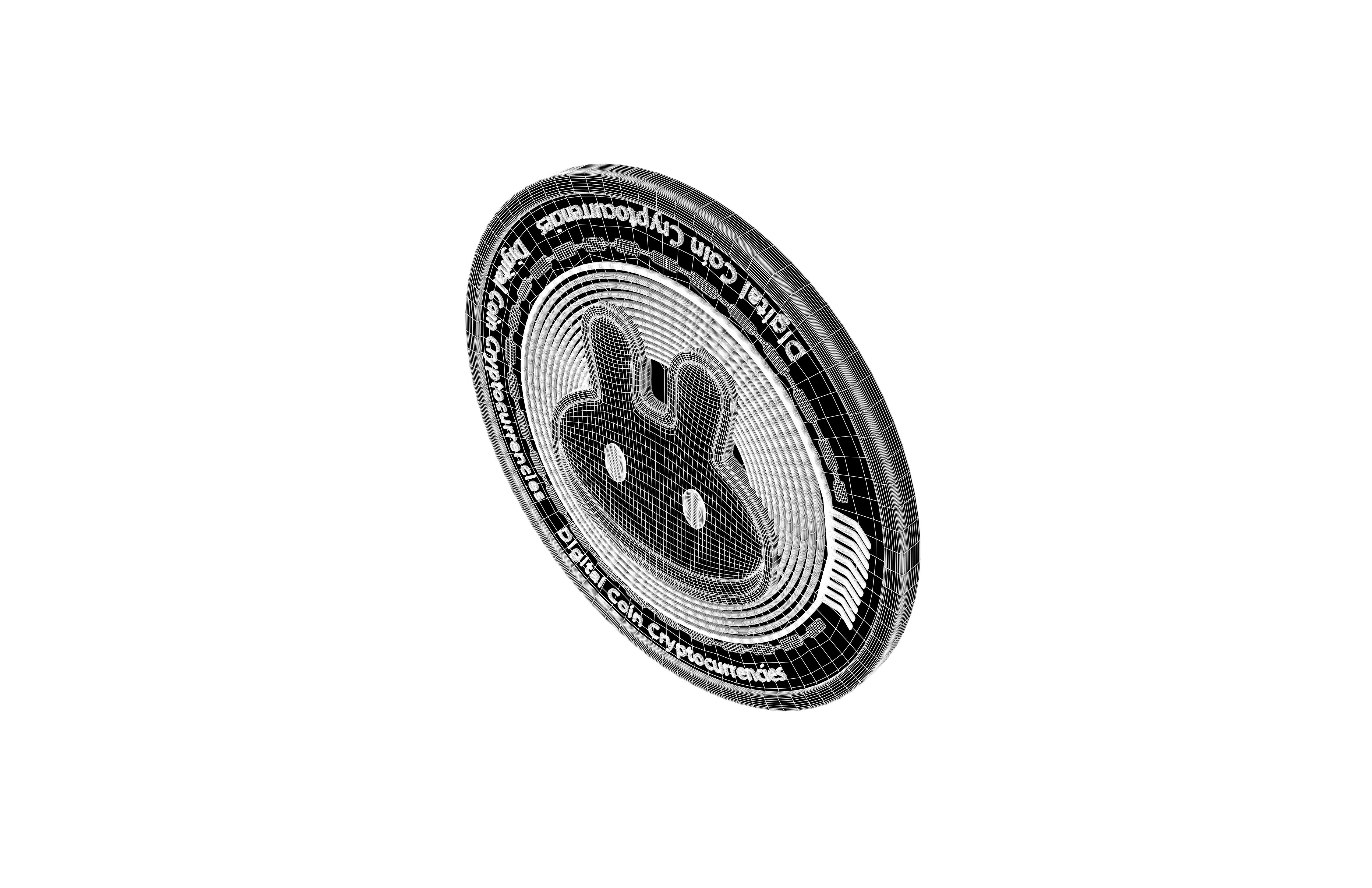 PancakeSwap Coin v3 001 3D model_6