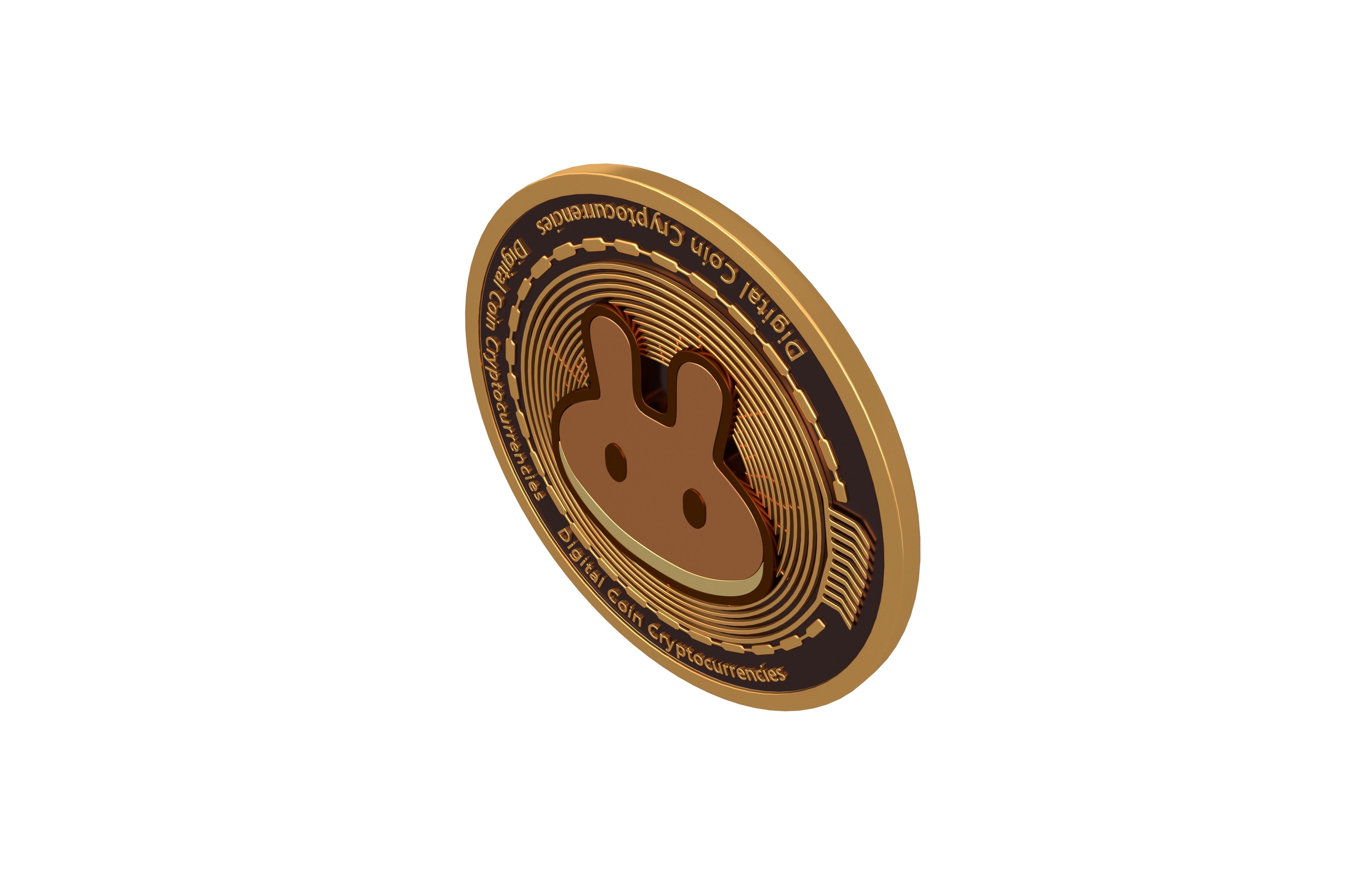 PancakeSwap Coin v3 001 3D model_2