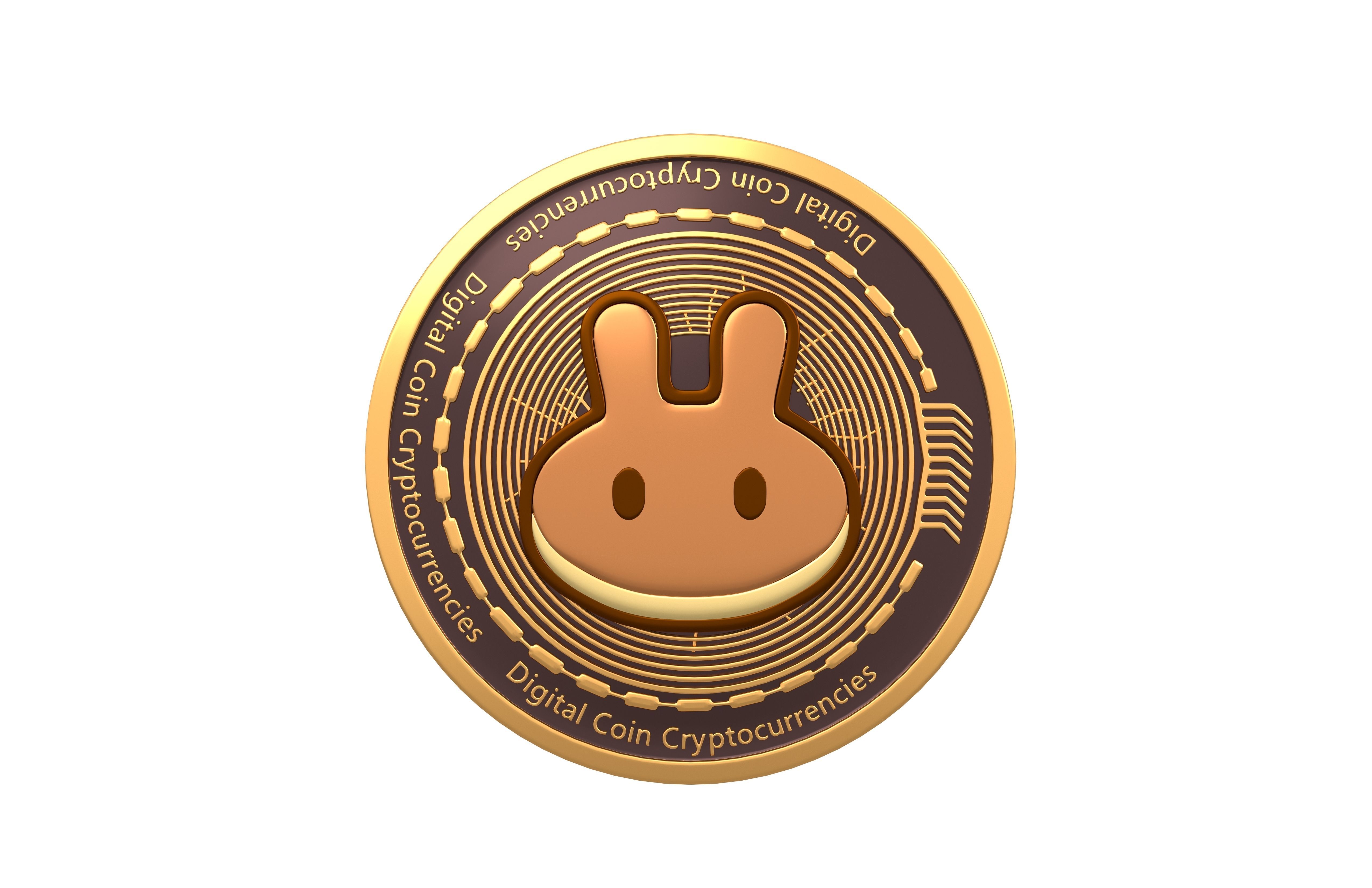 PancakeSwap Coin v3 001 3D model_1