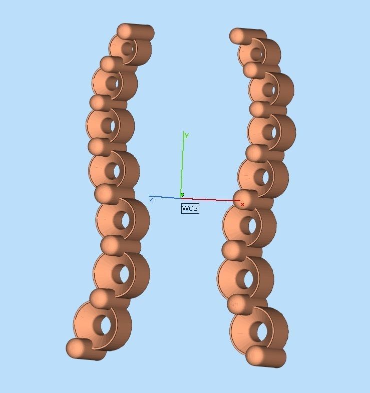 Diamond earrings for woman 3D print model_4