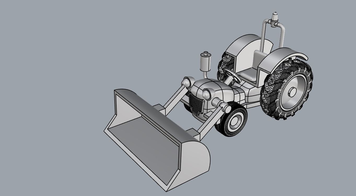 Tractor Tom 3D print model_2