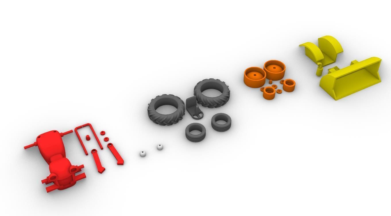 Tractor Tom 3D print model_1