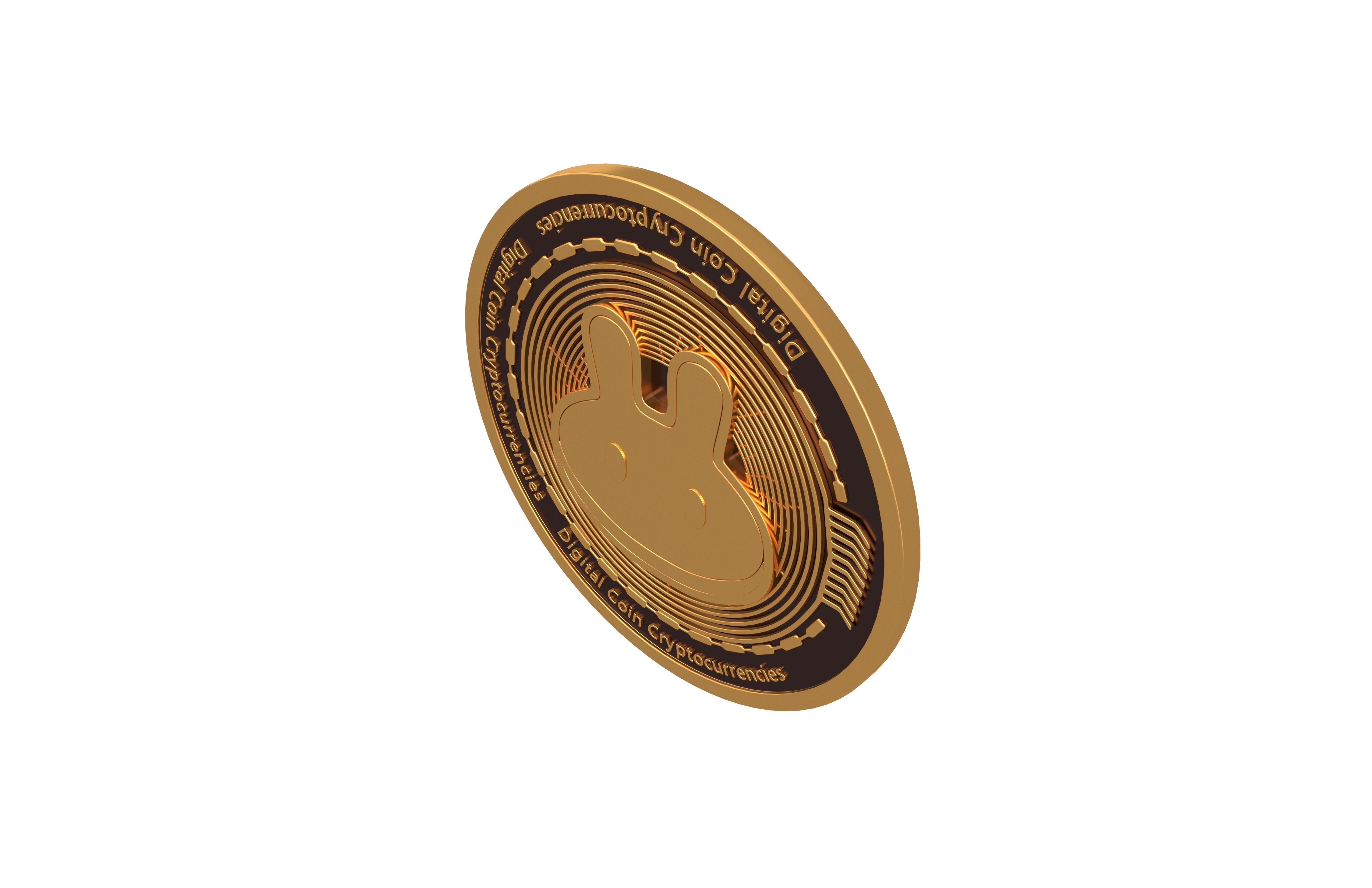 PancakeSwap Coin v3 005 3D model_2