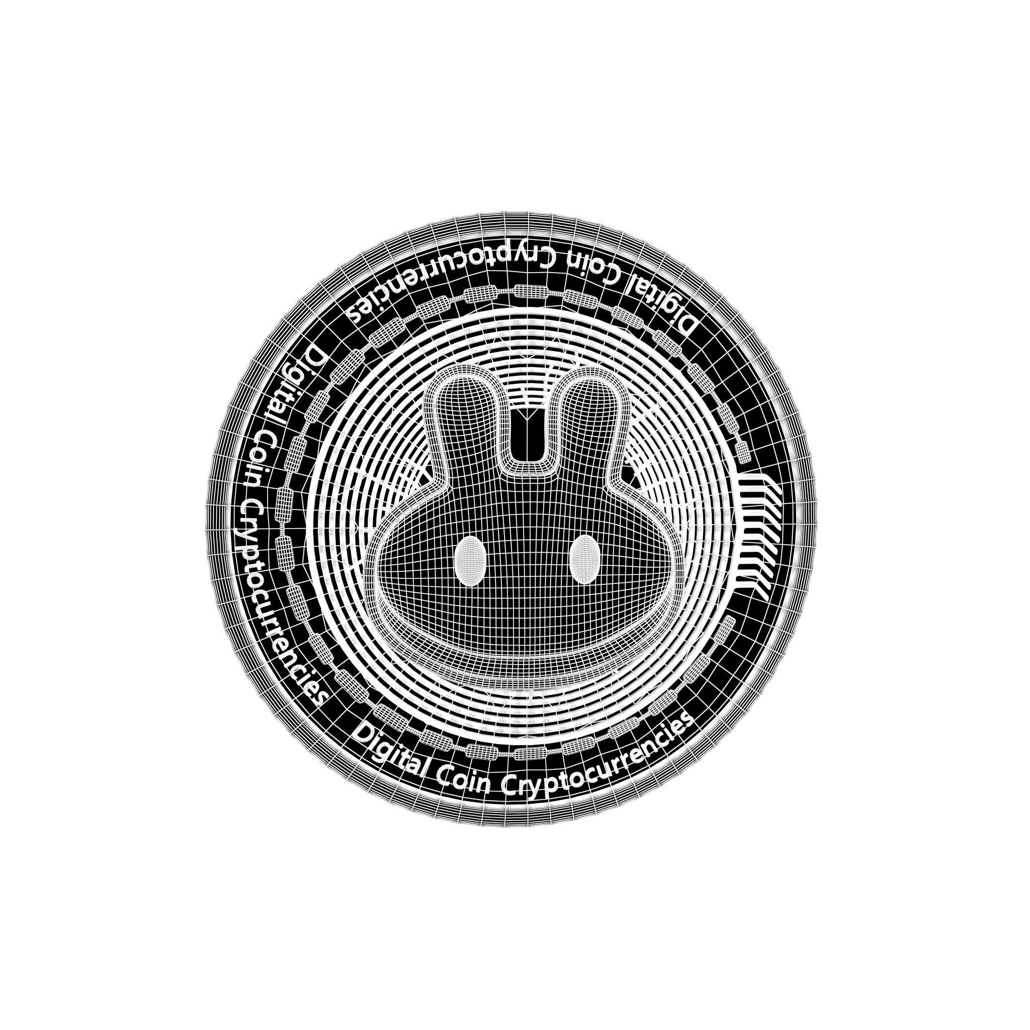 PancakeSwap Coin v3 005 3D model_4