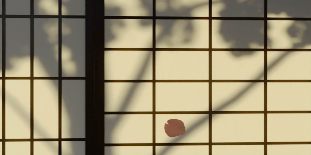 Japanese Shoji Doors And Walls Low-poly 3D model_7