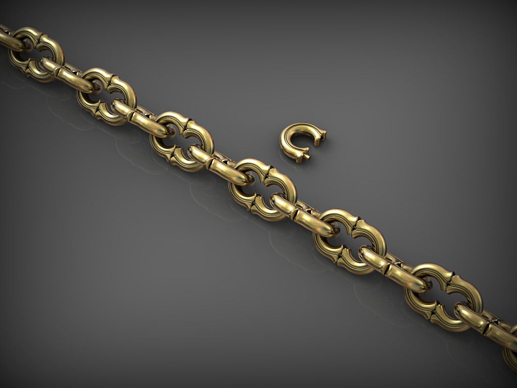 Chain Link 207 3D print model